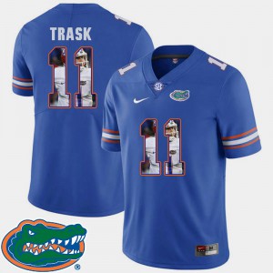 #11 Kyle Trask Gators Jersey For Men Football Royal Pictorial Fashion