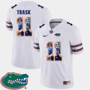 Football White For Men's Pictorial Fashion #11 Kyle Trask Gators Jersey
