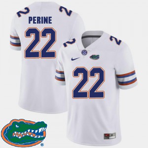 2018 SEC #22 White Lamical Perine Gators Jersey Men College Football