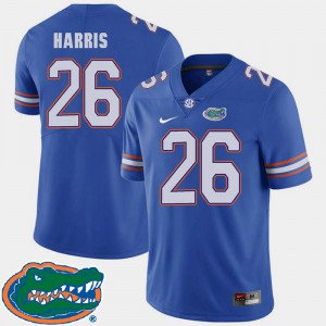 For Men's 2018 SEC #26 College Football Royal Marcell Harris Gators Jersey