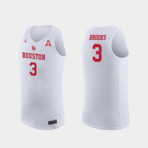 Replica #3 Armoni Brooks Houston Jersey College Basketball White For Men's