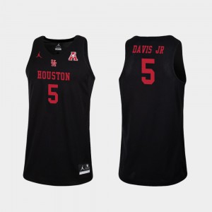 Replica Corey Davis Jr. Houston Jersey For Men Black College Basketball #5
