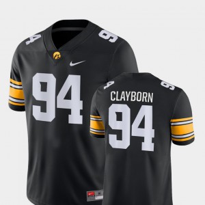 College Football Adrian Clayborn Iowa Jersey #94 Game For Men's Black
