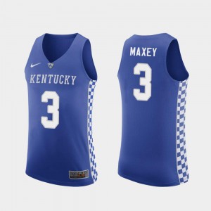 Royal For Men's Tyrese Maxey UK Jersey College Basketball Replica #3