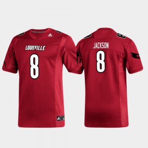 Alumni Football For Men's Replica Red Lamar Jackson Louisville Jersey #8