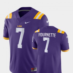College Football Mens Leonard Fournette LSU Jersey Purple Game #7