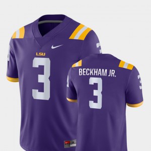 Odell Beckham Jr LSU Jersey Men College Football Game #3 Purple