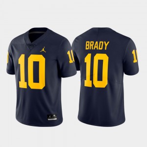 #10 Navy Tom Brady Michigan Jersey For Men's Alumni Football Limited