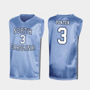Royal #3 March Madness Andrew Platek UNC Jersey Special College Basketball Men