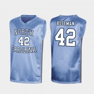 Brandon Huffman UNC Jersey March Madness #42 Royal Special College Basketball For Men