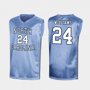 Kenny Williams UNC Jersey Men's Special College Basketball March Madness Royal #24