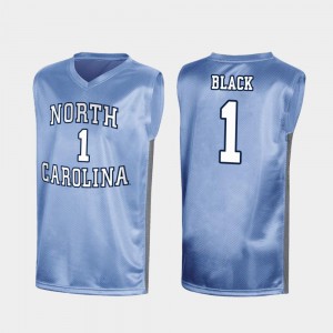 Special College Basketball March Madness Leaky Black UNC Jersey Men's #1 Royal