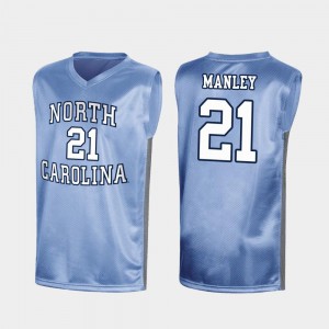#21 Sterling Manley UNC Jersey Royal Special College Basketball March Madness Men's
