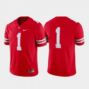 Game For Men's Scarlet OSU Jersey #1 College Football