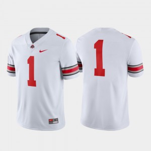 #1 White For Men College Football OSU Jersey Game