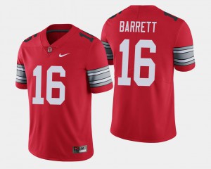 Men 2018 Spring Game Limited J.T. Barrett OSU Jersey #16 Scarlet