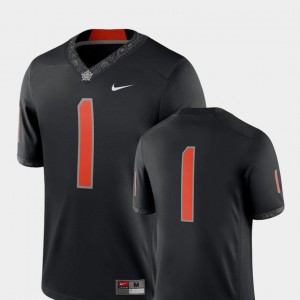 Black Oklahoma State Jersey College Football #1 2018 Game For Men's