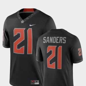 Alumni Football Game Barry Sanders Oklahoma State Jersey Black Player For Men #21