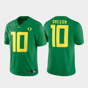 Oregon Jersey Green Football Game #10 For Men