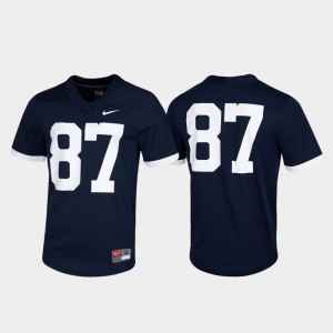 Untouchable #87 Mens Navy Penn State Jersey Game