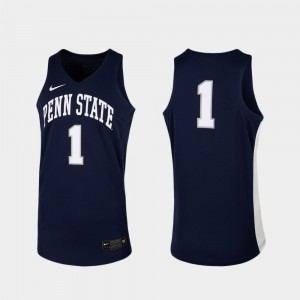 #1 For Men Replica College Basketball Penn State Jersey Navy