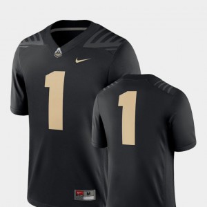 2018 Game #1 Black College Football Mens Purdue Jersey