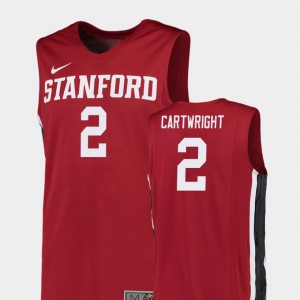 College Basketball Red Replica #2 Robert Cartwright Stanford Jersey Men's