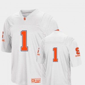 Syracuse Jersey Colosseum #1 Men College Football White