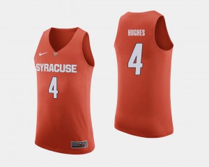 Orange Elijah Hughes Syracuse Jersey College Basketball #4 For Men