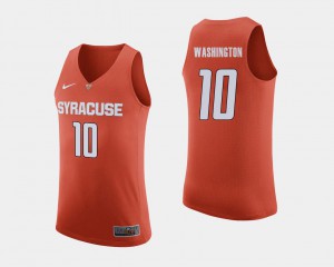 #10 College Basketball For Men's Howard Washington Syracuse Jersey Orange
