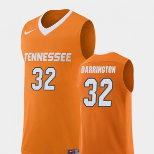 College Basketball Orange #32 Chris Darrington UT Jersey For Men's Replica