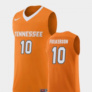 Orange College Basketball Replica #10 John Fulkerson UT Jersey Men's