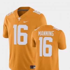 Peyton Manning UT Jersey Alumni Football Game Tennessee Orange #16 Men Player