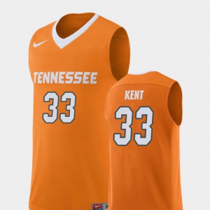 #33 College Basketball Orange Replica For Men Zach Kent UT Jersey