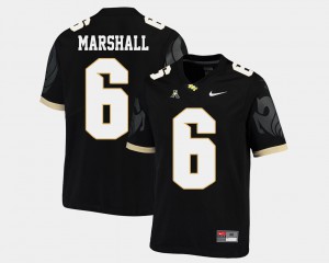 #6 American Athletic Conference College Football Black For Men's Brandon Marshall UCF Jersey