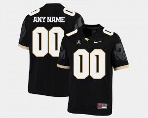 Black For Men College Football American Athletic Conference #00 UCF Custom Jersey
