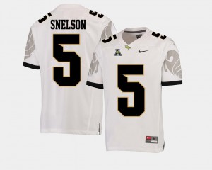 American Athletic Conference For Men #5 Dredrick Snelson UCF Jersey White College Football