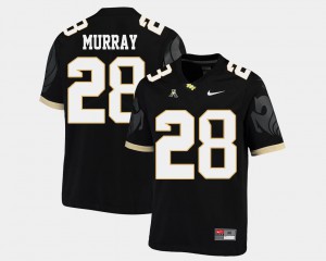 #28 Latavius Murray UCF Jersey American Athletic Conference College Football Black For Men