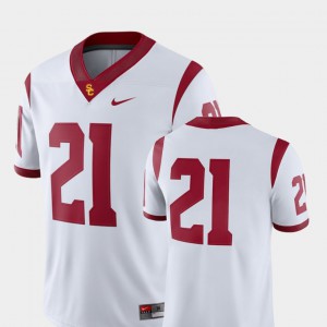 College Football White USC Jersey 2018 Game #21 For Men