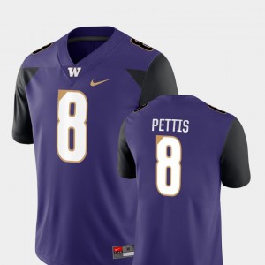 For Men's #8 Purple Dante Pettis Washington Jersey College Football Game