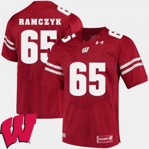 Ryan Ramczyk Wisconsin Jersey Men Red #65 Alumni Football Game 2018 NCAA