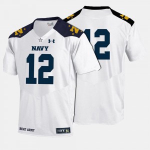 White College Football Navy Jersey For Men #12