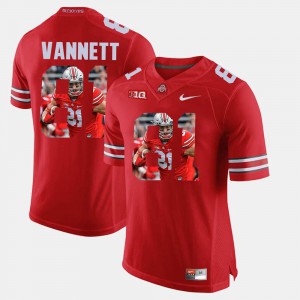 #81 Scarlet For Men Pictorial Fashion Nick Vannett OSU Jersey