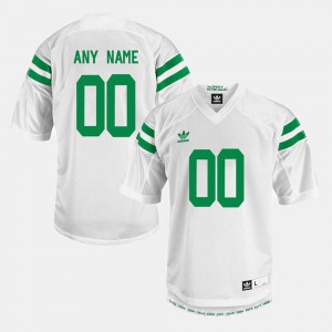 For Men #00 White College Limited Football Notre Dame Custom Jersey
