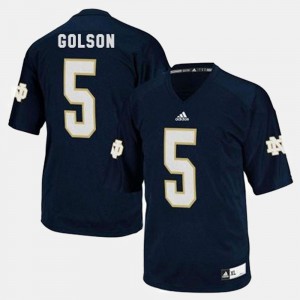 Blue Everett Golson Notre Dame Jersey For Men #5 College Football