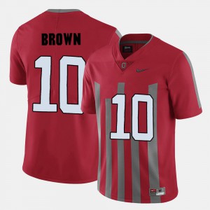 CaCorey Brown OSU Jersey #10 Men's College Football Red