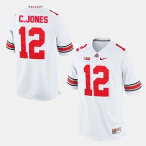 Cardale Jones OSU Jersey #12 College Football White Men's