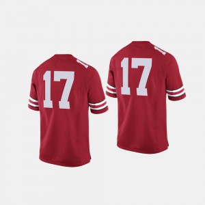 For Men's OSU Jersey Scarlet College Football #17