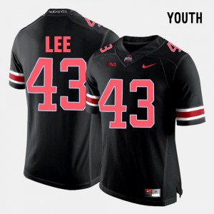 Black College Football Darron Lee OSU Jersey #43 Youth(Kids)