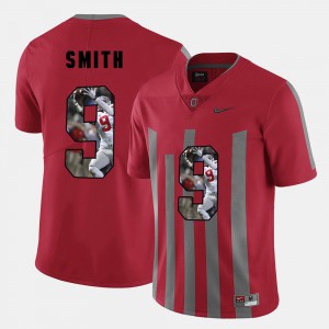 #9 Red Men's Devin Smith OSU Jersey Pictorial Fashion